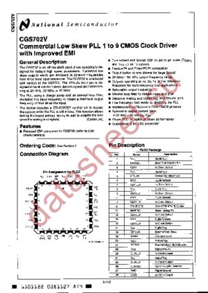 CGS702V datasheet  